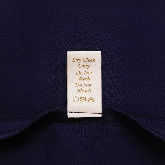 Christy Dawn Lennon Dress XS Midnight Navy Blue Puff Sleeves Midi Boho Country - Picture 15 of 16